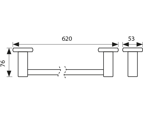 4707 Держатель полотенца(прямой)_2