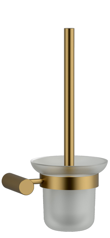 Держатель для туалетного ёршика настенный KAISER Vita /Нержавейка/Шлифованное золото
