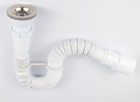 Сифон гофрированный VIKO 1-1/2"х40/50, L=1200мм с хомутом жёсткости