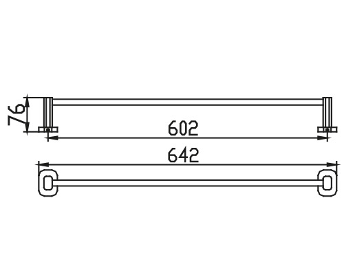 2047 Держатель полотенца(прямой)_2 2047 Держатель полотенца(прямой)_2