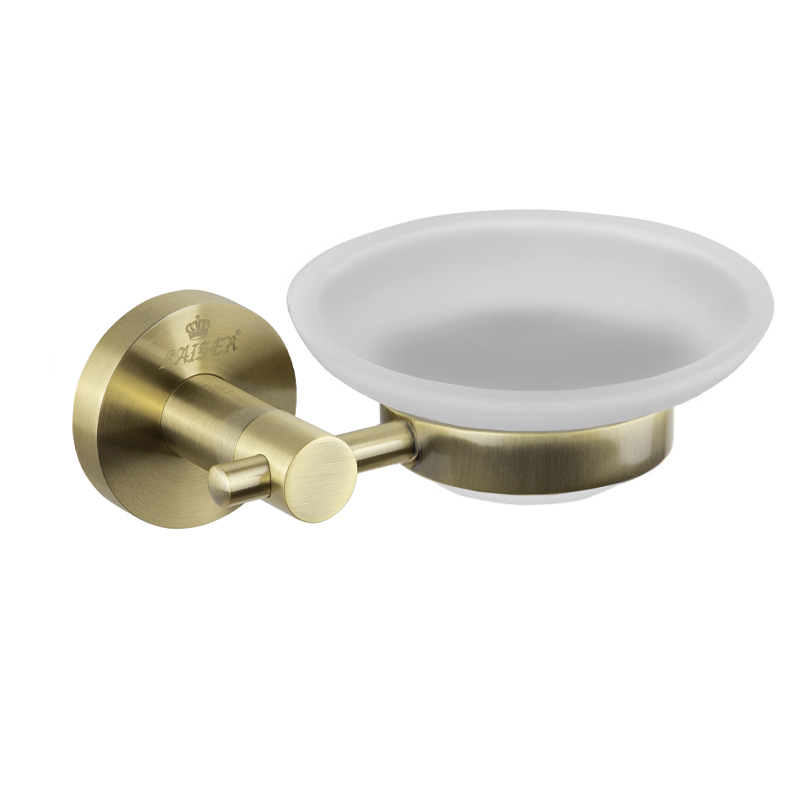 Держатель мыльницы(стекло) KAISER бронза (латунь)