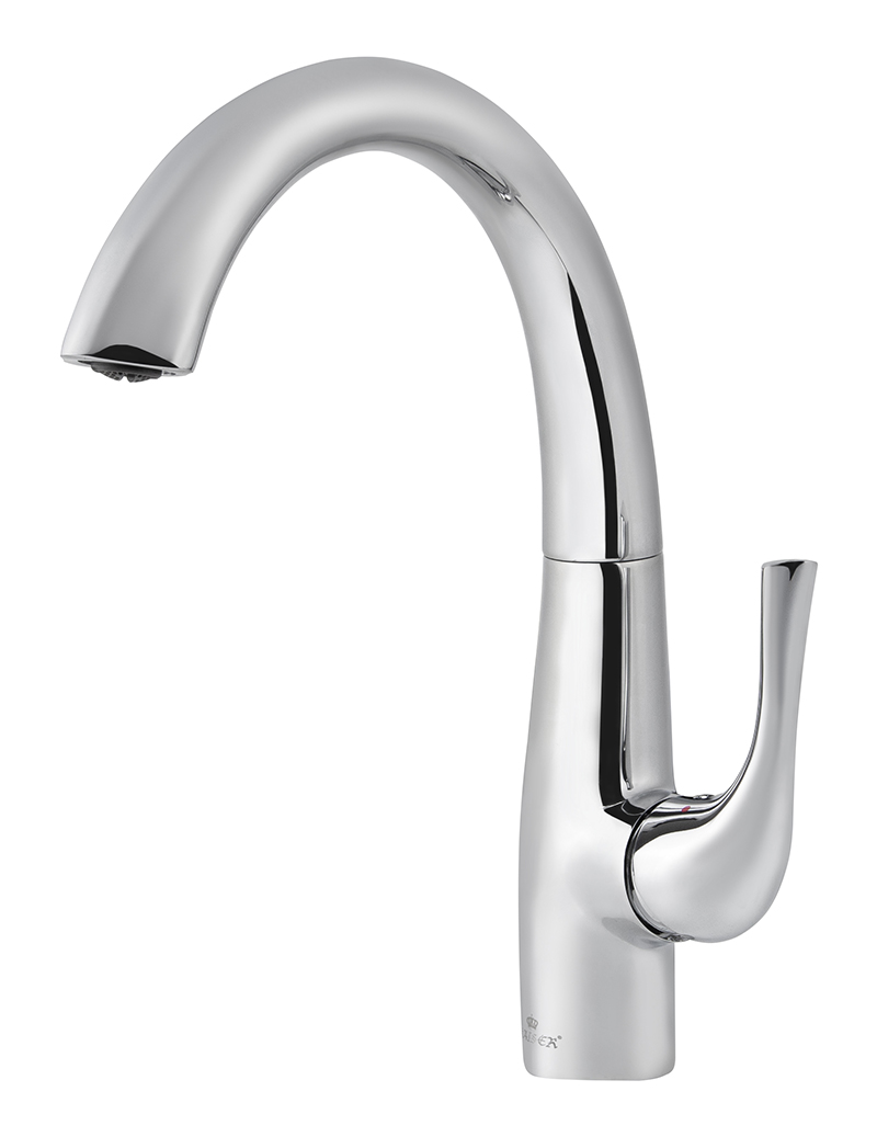 Смеситель KAISER Comba 48033 для кухни, хром, излив поворотный, латунь