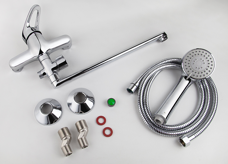 Смеситель KAISER Planet 14055 для ванны и душа, латунь, хром, поворотный