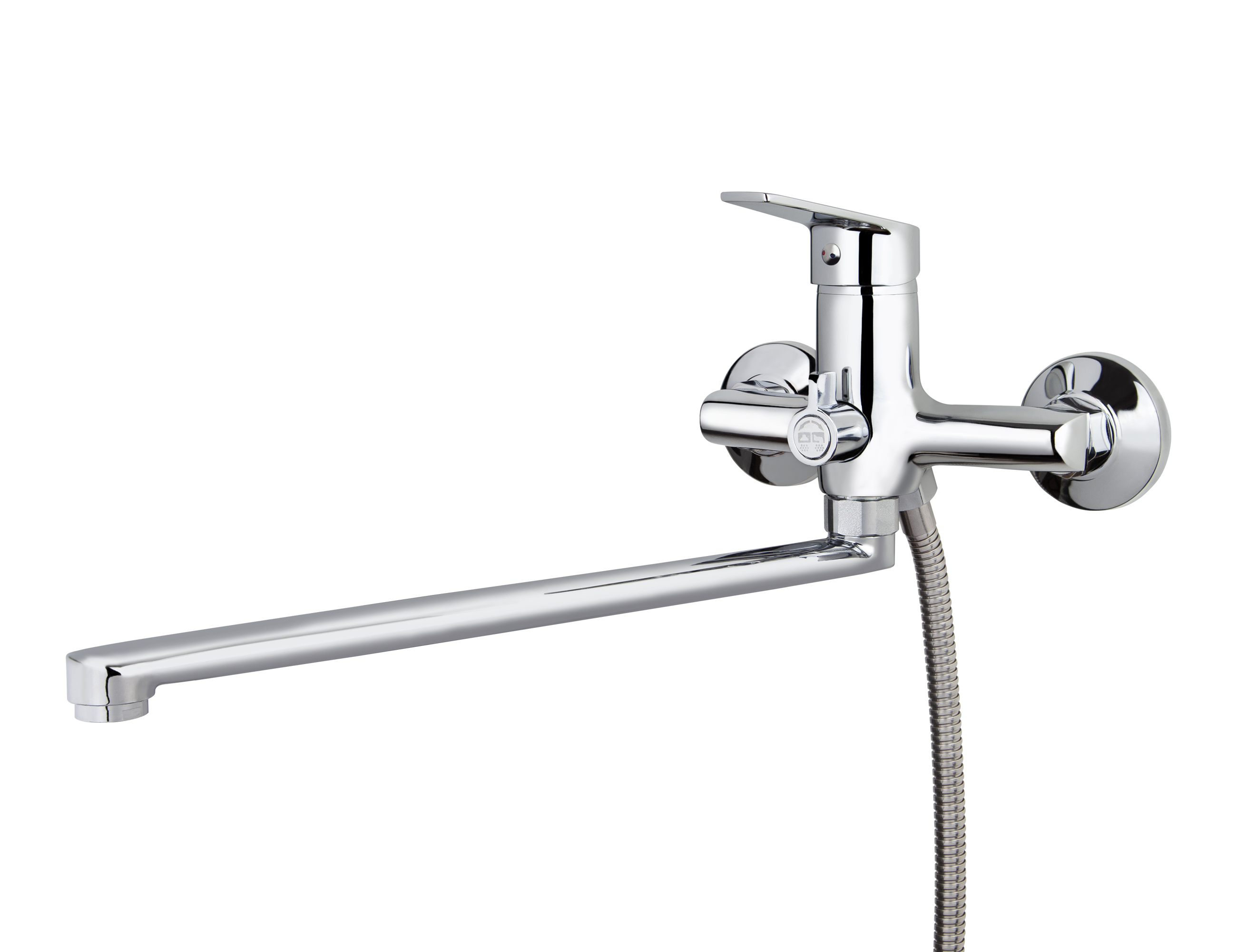 Смеситель VIKO  V-3005 для ванны и душа, цинковый сплав, хром, поворотный