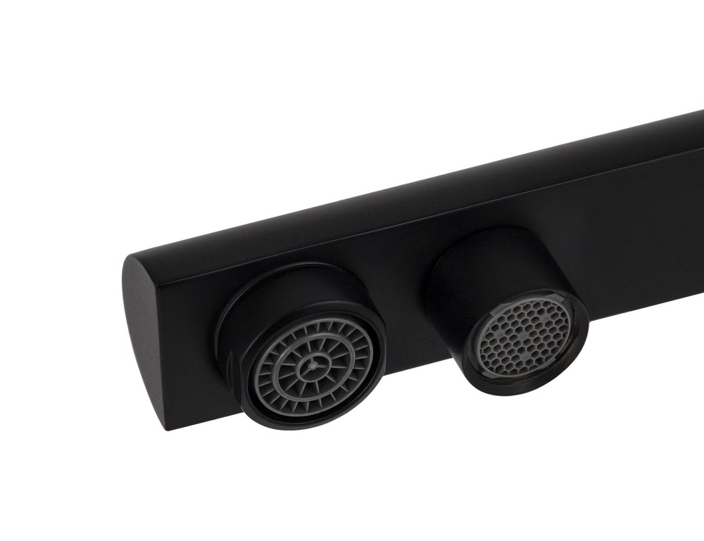 Смеситель KAISER Decor 40144-9 для кухни с подачей фильтрованной воды, чёрный матовый, излив поворот