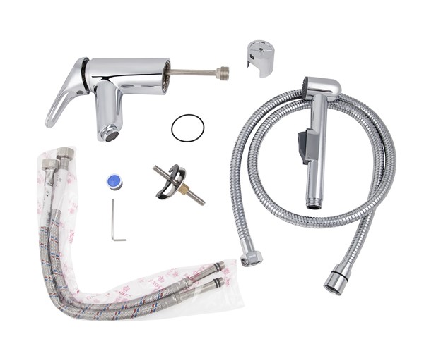 Смеситель KAISER Douglas 12088 для раковины + биде с гигиеническим душем