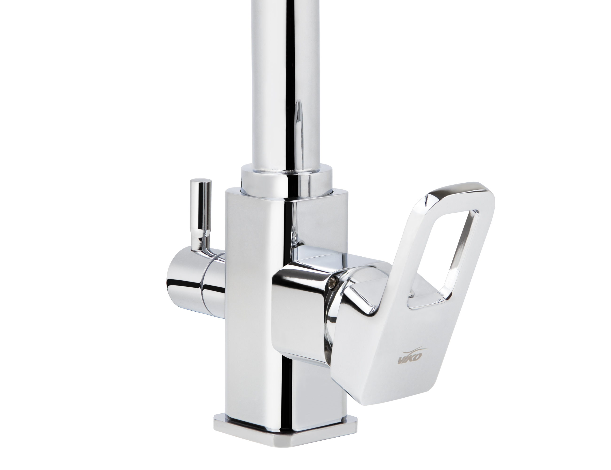 Смеситель VIKO  V-5701 для кухни, хром, излив поворотный, латунь