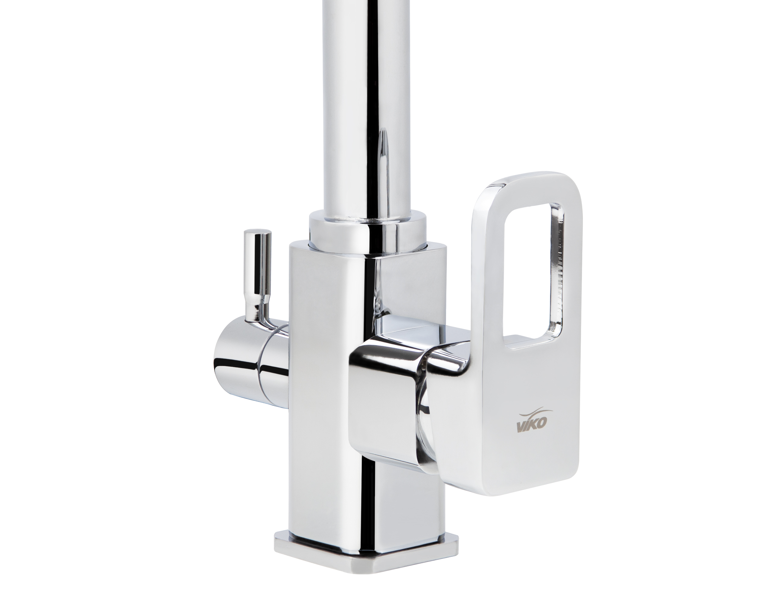 Смеситель VIKO  V-5701 для кухни, хром, излив поворотный, латунь