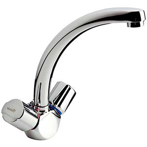 смес. VIDIMA "Стиль" кухня керамика (хром) литой