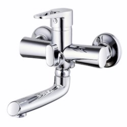Смеситель G-lauf  NUD3-A045 для ванны и душа, цинковый сплав, хром, поворотный