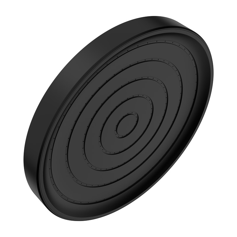 Лейка KAISER стационарная, Ø265х28mm, в коробке /Пластик/Чёрный матовый