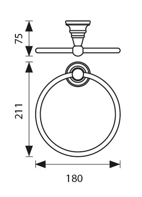 2201 Держатель полотенца(круглый)_2