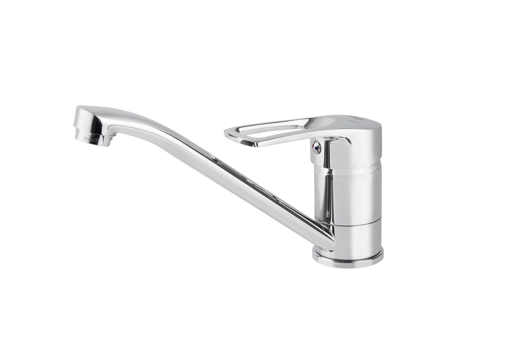 Смеситель VIKO  V-6403 для кухни, хром, излив поворотный, цинковый сплав