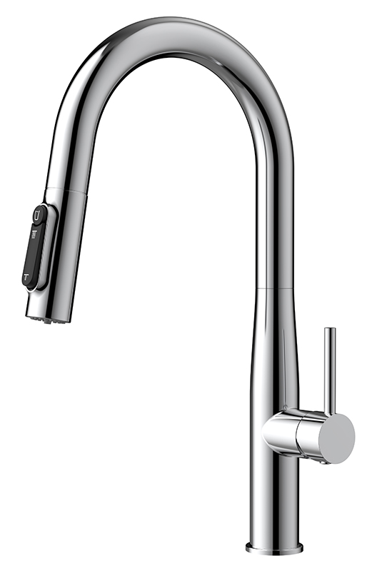 Смеситель KAISER Vita 43344 для кухни с подачей фильтрованной воды, хром, излив поворотный, выдвижно