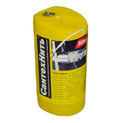 Нить для герметизации резьбы  (50м) СантехНить