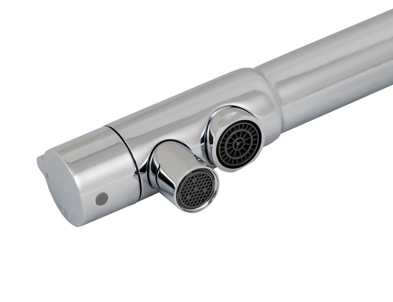 Смеситель KAISER Teka 13044 для кухни с подачей фильтрованной воды, хром, излив поворотный, латунь