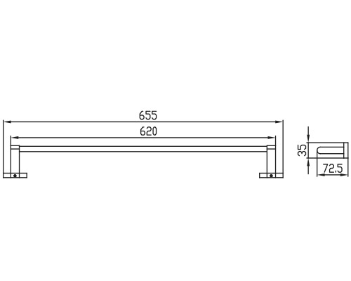 2017 Держатель полотенца(прямой)_2
